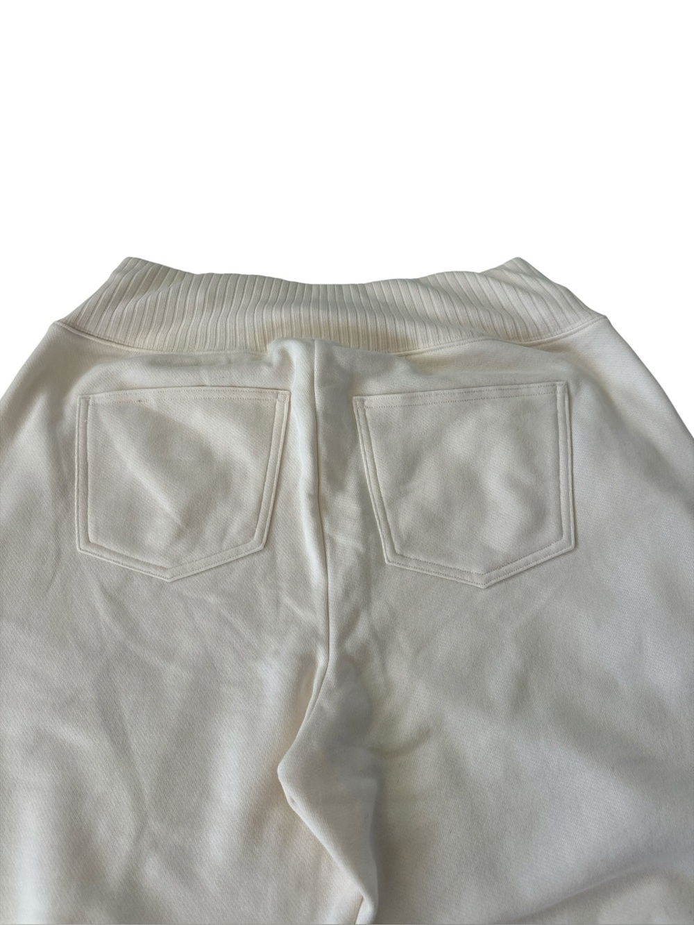 Alo Yoga Serenity Wide Leg Sweatpant in Ivory - Picture 11 of 16